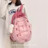 Cozy Large Capacity Candy Color Drawstring Backpack 18