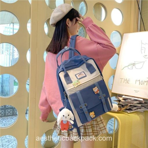 Softhearted Book Ladies Kawaii Aesthetic Backpack 16