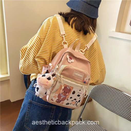 Adorable Korean Style Kawaii Multi-purpose Mini Backpack 3