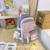 Kawaii Waterproof Candy Color Space Rabbit Aesthetic Backpack 15