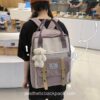 Gentle Patchwork Panelled Aesthetic Backpack 13