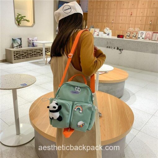 Elegant Super Cute Candy Colors Panda Kawaii Mini Backpack 18