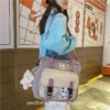 Cool Korean Lovely Waterproof Portable Mochilas Horizontal Backpack 20