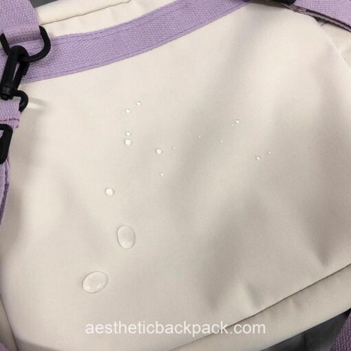 Adorable Floral Waterproof Multifunction Horizontal Backpack 5