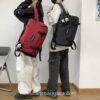Cute Multifunctional Solid Crossbody Horizontal Backpack 4