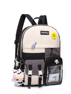 Korean Kawaii Panelled Aesthetic Backpack 2