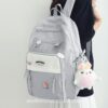 Kindhearted Japanese Harajuku Fat Cute Bunny Backpack 15