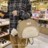 Adorable Japanese Kawaii 3D Bear Portable Multifunctional Horizontal Backpack 20