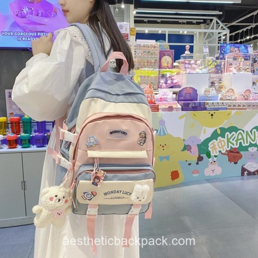 Adorable Large Capacity Japanese Schoolbag for Kawaii Backpack 12
