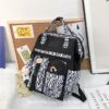 Plaid Cow Pattern Aesthetic Backpack 20