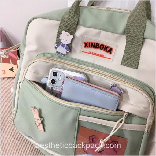 Cool Portable Multifunctional Teddy Girl Horizontal Backpack 22