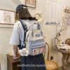 Sweet Korean Style Waterproof Teddy Happy Mini Backpack 4