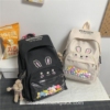 Cool Cartoon Bunny Anime School Bag Kawaii Bear Aesthetic Backpack 19