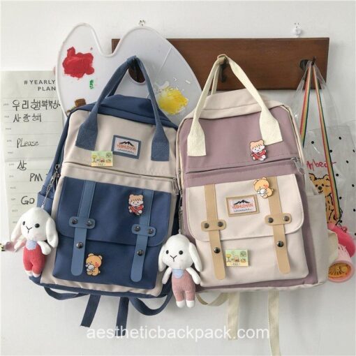 Softhearted Book Ladies Kawaii Aesthetic Backpack 22