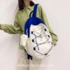 Cozy Large Capacity Candy Color Drawstring Backpack 16
