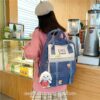 Softhearted Book Ladies Kawaii Aesthetic Backpack 15