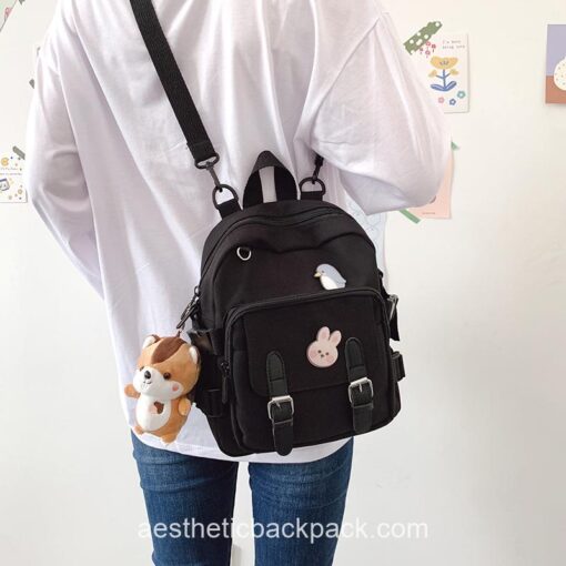 Kindhearted Teenage Girls Multi-Function Aesthetic Mini Backpack 17