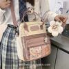 Sweet Korean Style Waterproof Teddy Happy Mini Backpack 1
