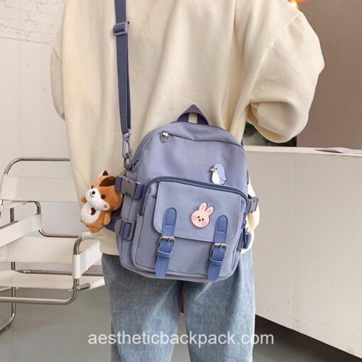 Kindhearted Teenage Girls Multi-Function Aesthetic Mini Backpack 12