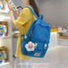 Adorable Japan Style Minimalist Design Leisure Candy Color Backpack 4