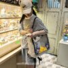 Sweet DIY Anime Itabag Kawaii Clear Pocket Horizontal Backpack 9