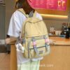 Adorable Japan Style Minimalist Design Leisure Candy Color Backpack 3