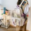 Comfy Preppy Sheep Teddy Style Aesthetic Backpack 15