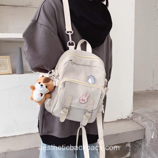 Kindhearted Teenage Girls Multi-Function Aesthetic Mini Backpack 15