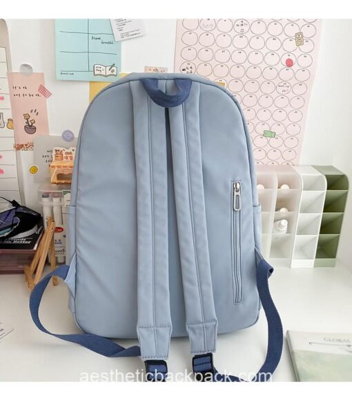 Cozy Solid Transparent Preppy Sweet Backpack 5