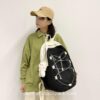 Cozy Large Capacity Candy Color Drawstring Backpack 14