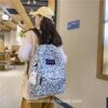 Kawaii Leopard Panther Aesthetic Backpack 4