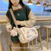 Japanese Cute Plaid Messenger Bag Crossbody Checkerboard Bunny 16
