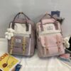 Gentle Patchwork Panelled Aesthetic Backpack 1