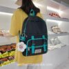 Adorable Japan Style Minimalist Design Leisure Candy Color Backpack 22