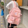 Harajuku Multi-pocket College Aesthetic Backpack 17