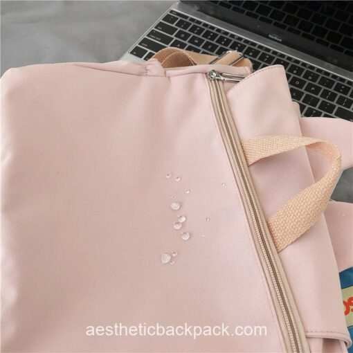 Japan Style Waterproof Crossbody Aesthetic Horizontal Backpack 5