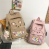 Cool Cartoon Bunny Anime School Bag Kawaii Bear Aesthetic Backpack 18