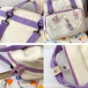 Adorable Korea Style Cute Portable Travel Horizontal Backpack 21