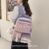 Kawaii Waterproof Candy Color Space Rabbit Aesthetic Backpack 14