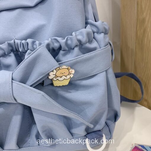 Softie Korean Style Sweet Open Pockets Kawaii Aesthetic Backpack 20