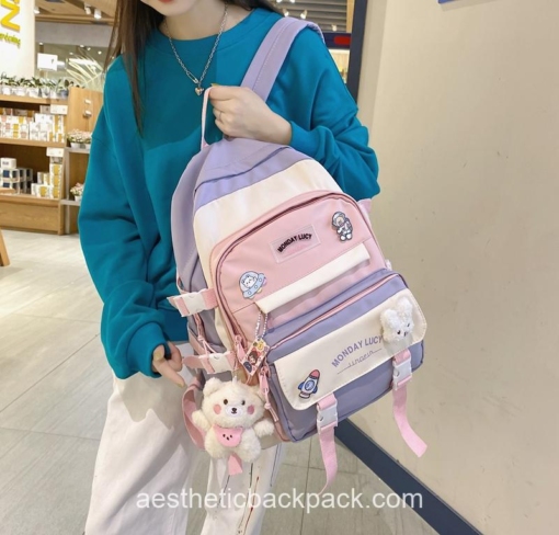 Adorable Large Capacity Japanese Schoolbag for Kawaii Backpack 15