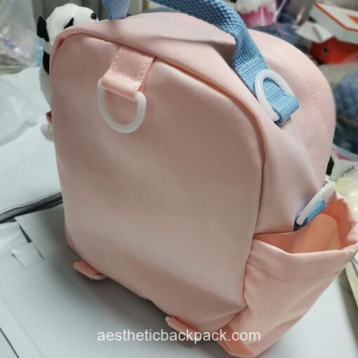 Elegant Super Cute Candy Colors Panda Kawaii Mini Backpack 4