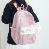 Kindhearted Japanese Harajuku Fat Cute Bunny Backpack 14